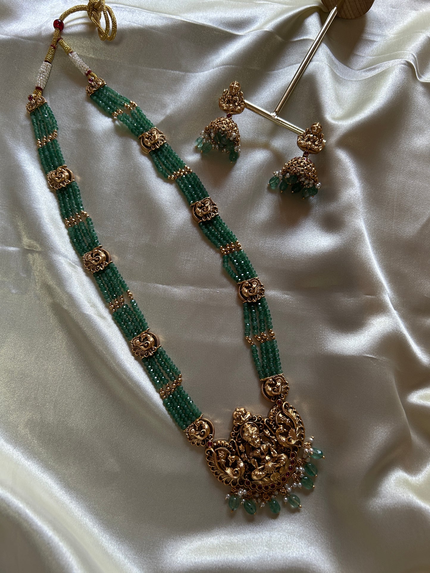 Jade Long Necklace LH - 001