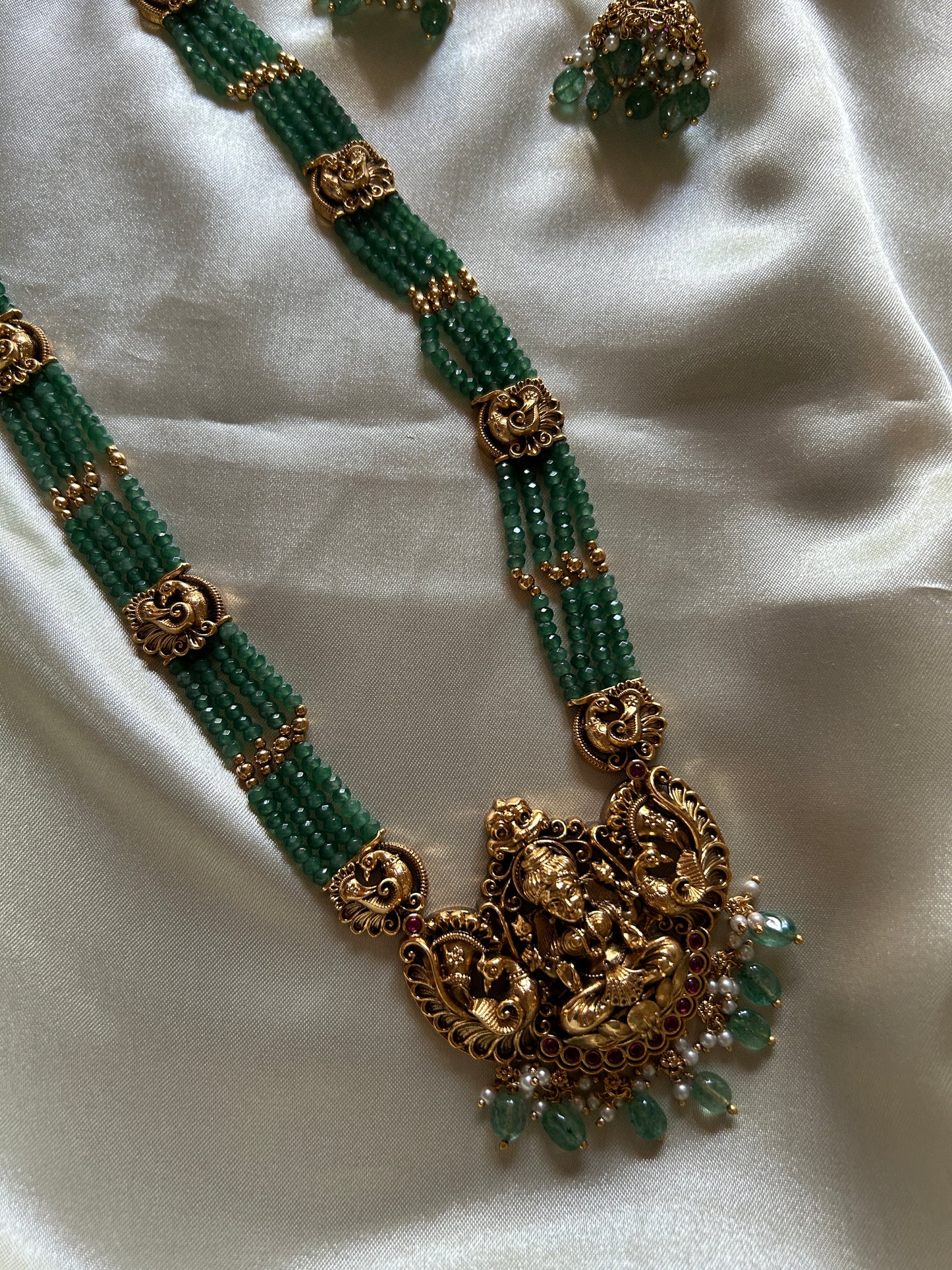 Jade Long Necklace LH - 001