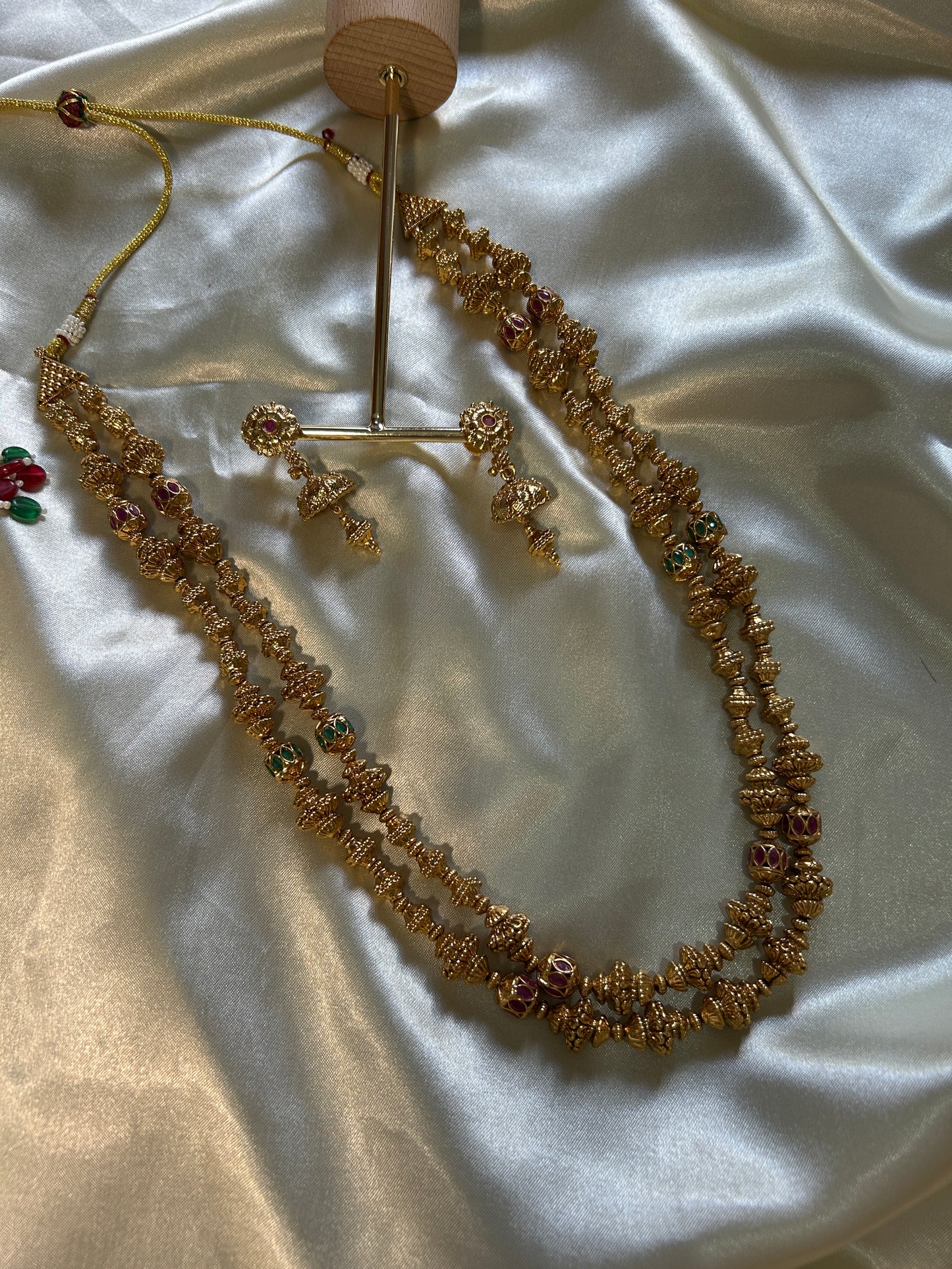 Round Beads Long Necklace LH-002