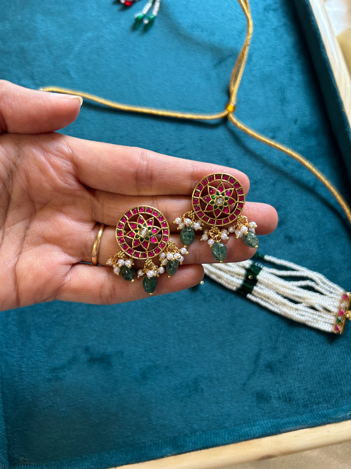 Pearl Pure Jadau Choker SN-010