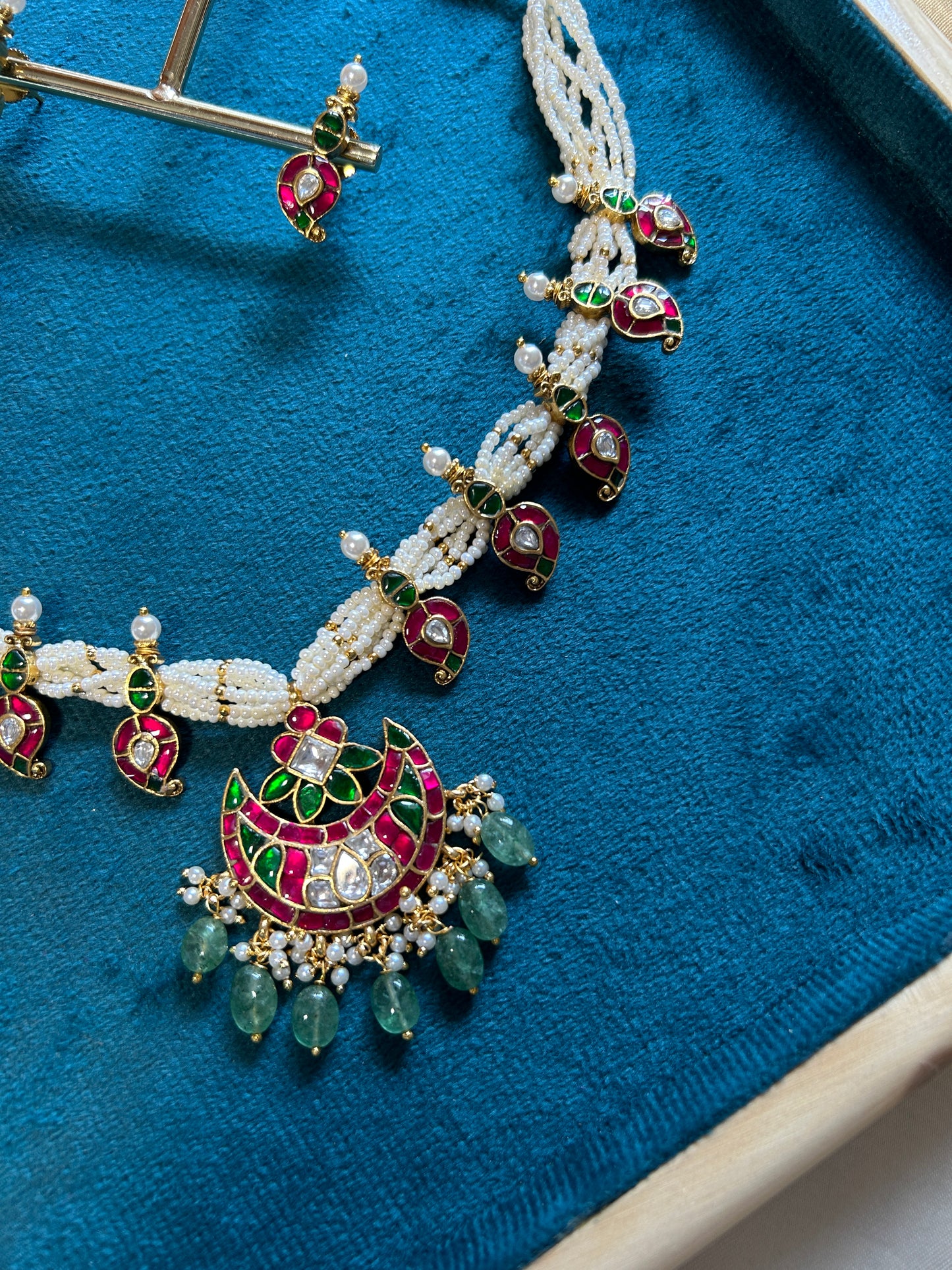 Pearl Pure Jadau Necklace SN-012