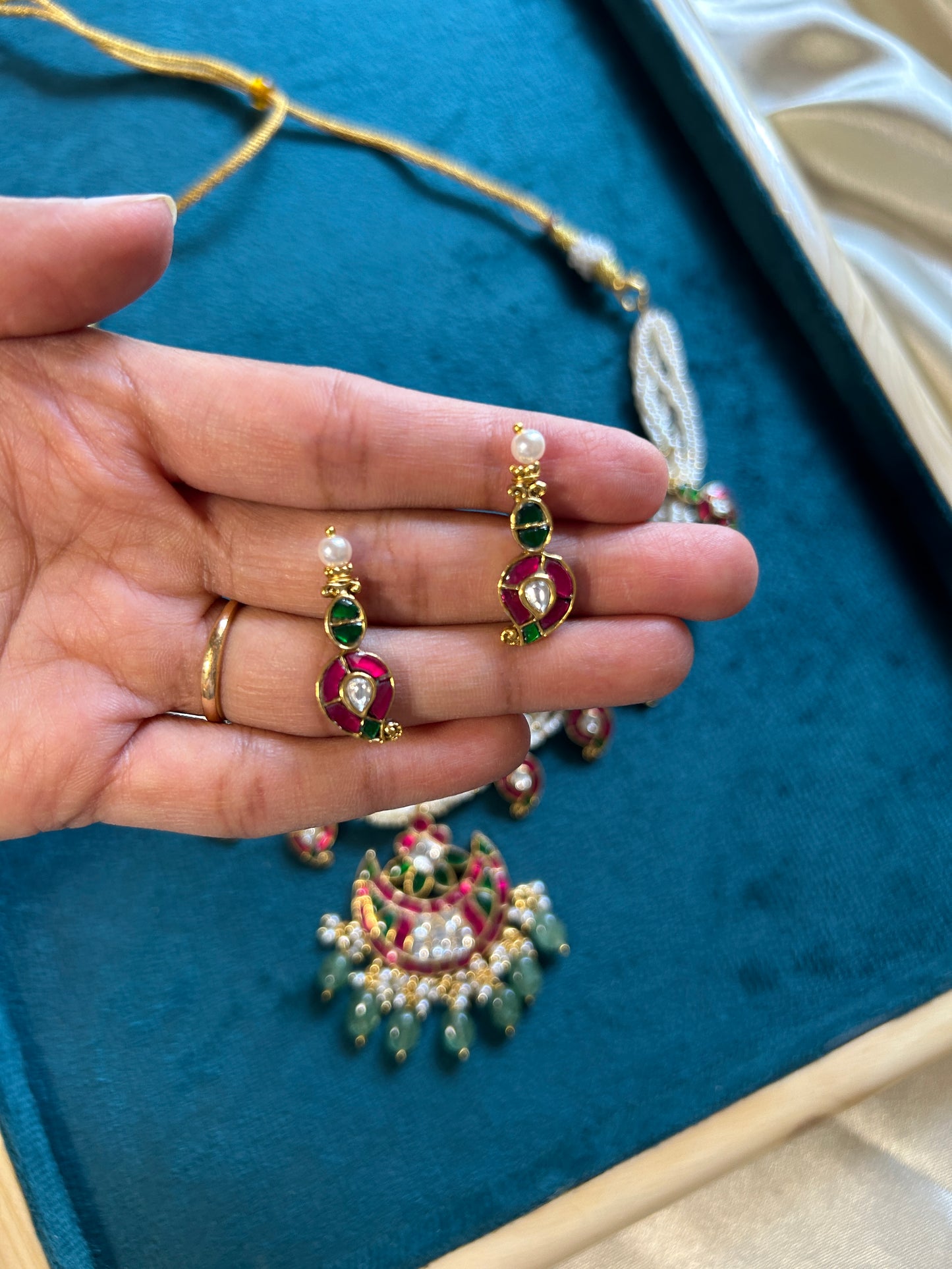 Pearl Pure Jadau Necklace SN-012
