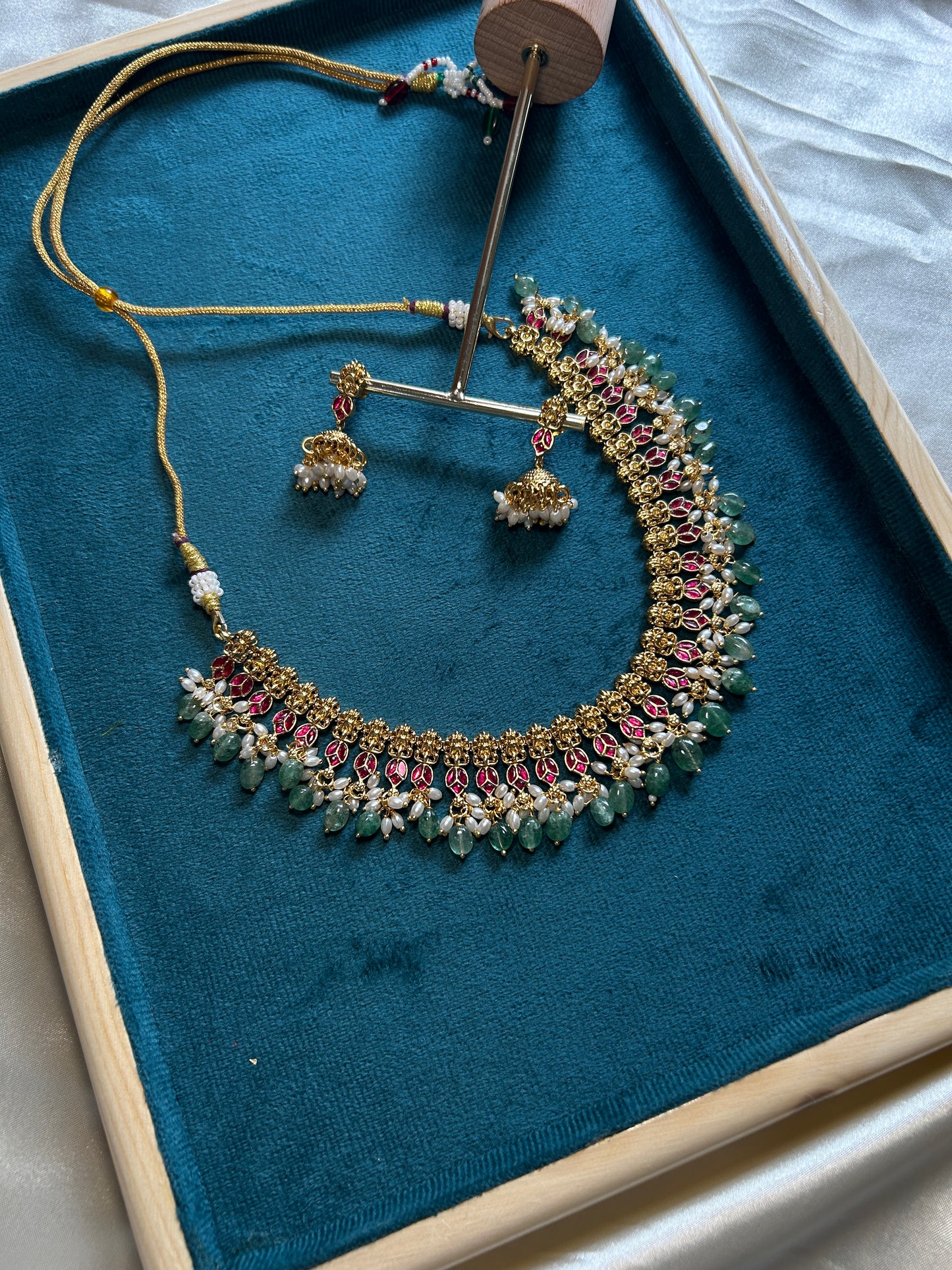 Pure Jadau Pearl Necklace SN-019