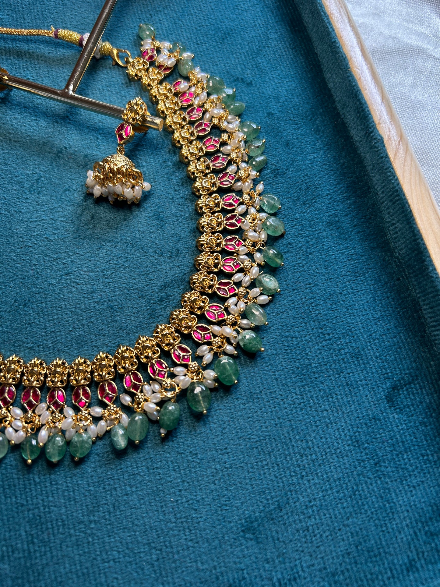 Pure Jadau Pearl Necklace SN-019